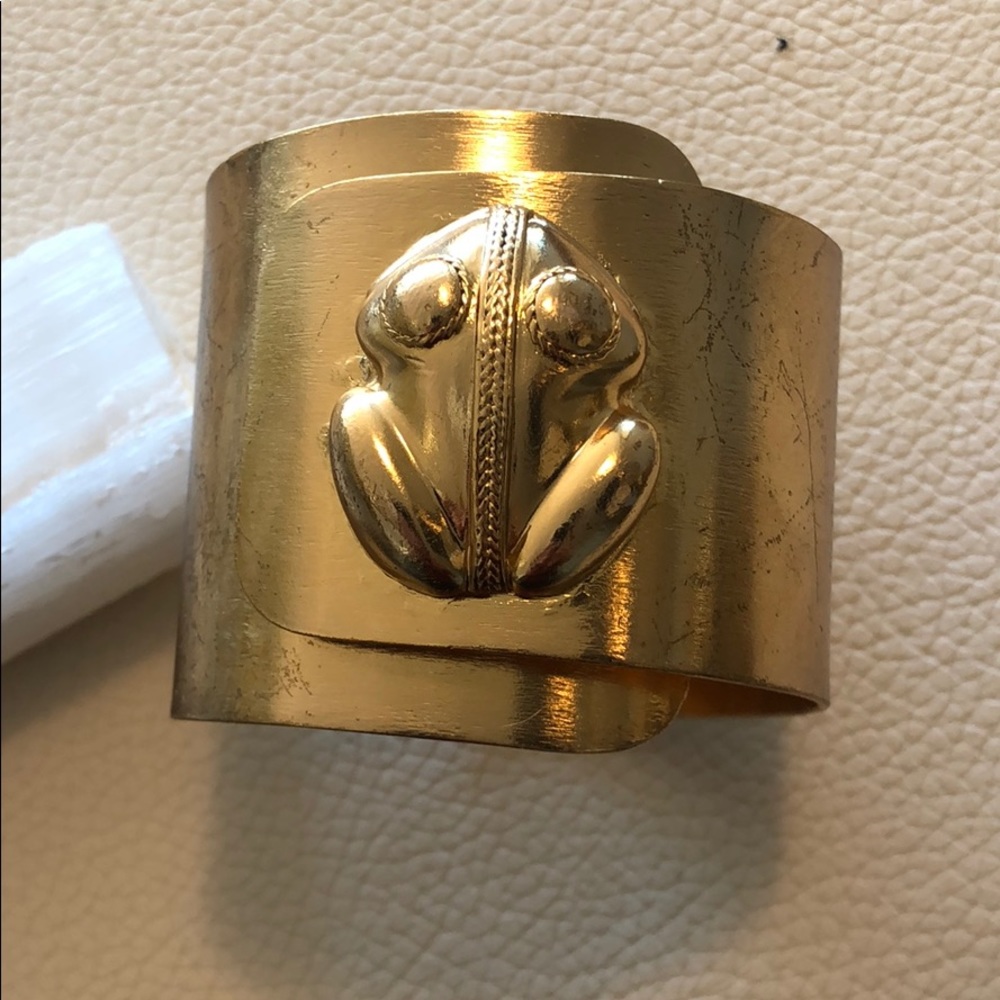 Brass cuff bracelet